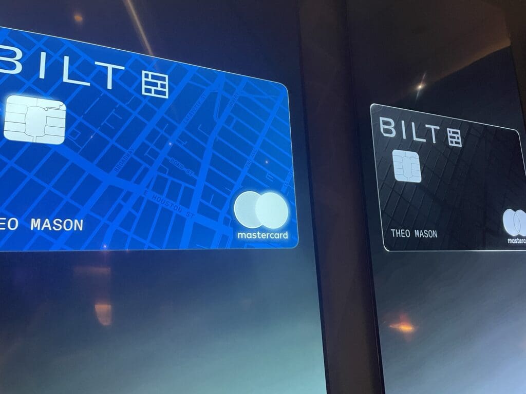 a credit cards on a screen