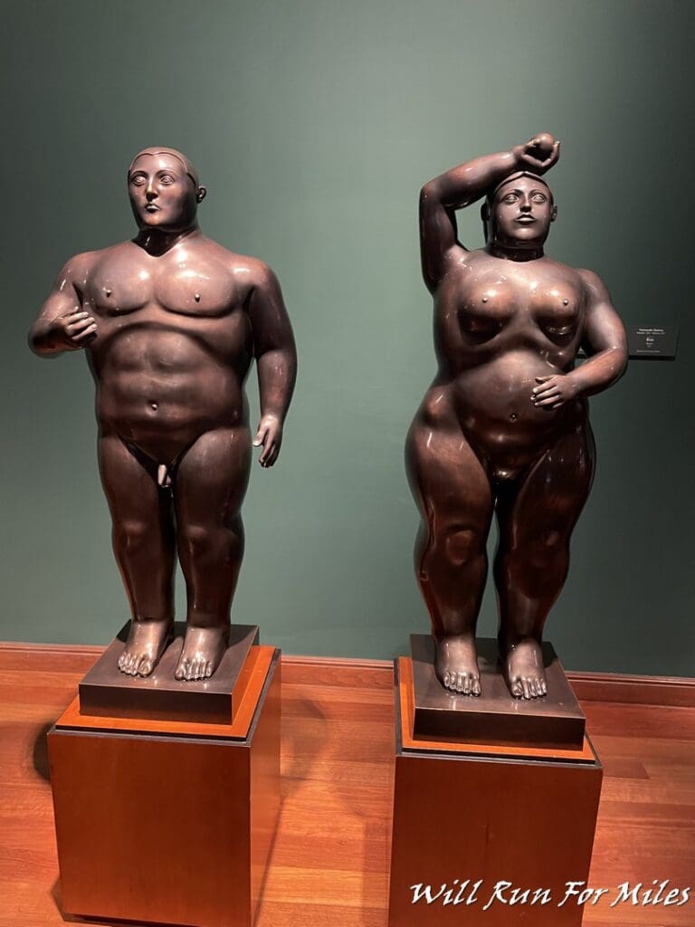 a statue of a man and a woman